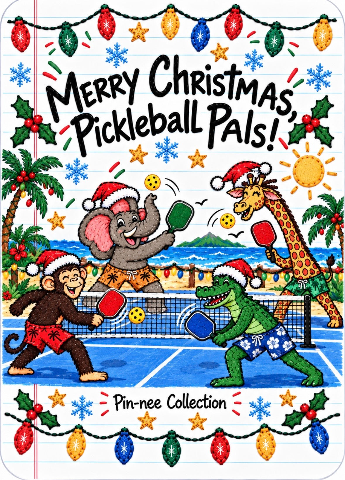 Merry Christmas, Pickle Ball pals