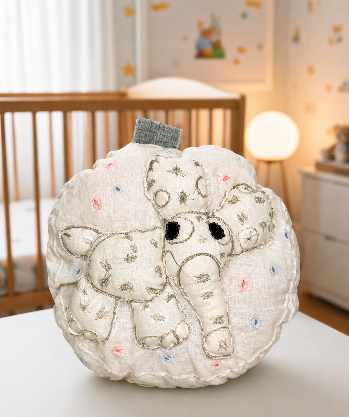Poppy the Elephant Pillow