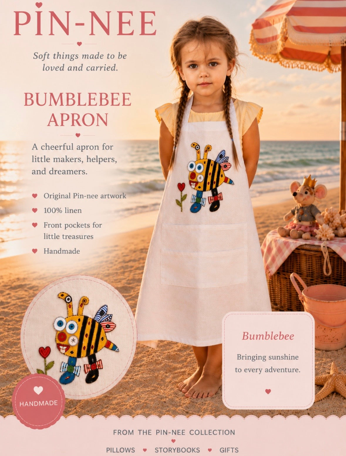 Bumble the Bee Apron