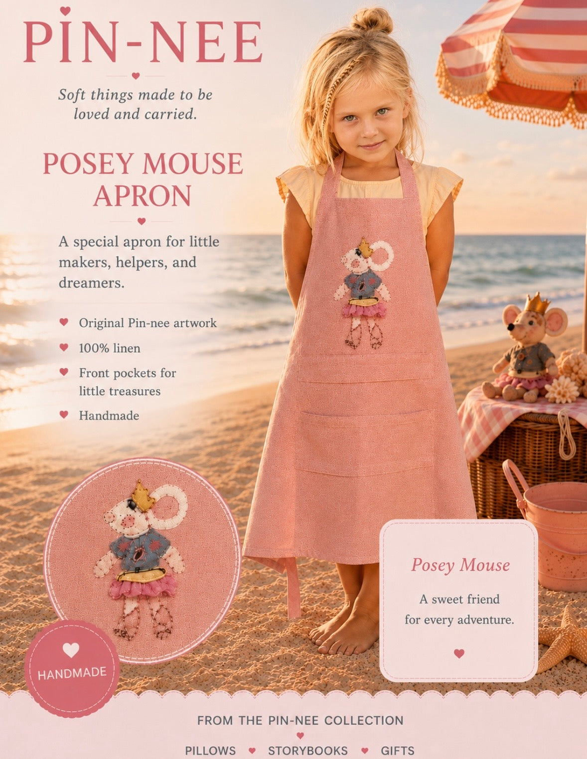 Posey the Mouse Apron