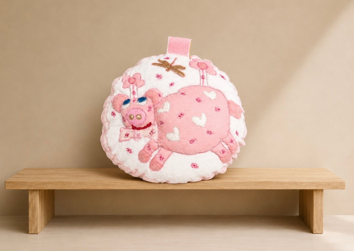 Petal the Piggy Pillow