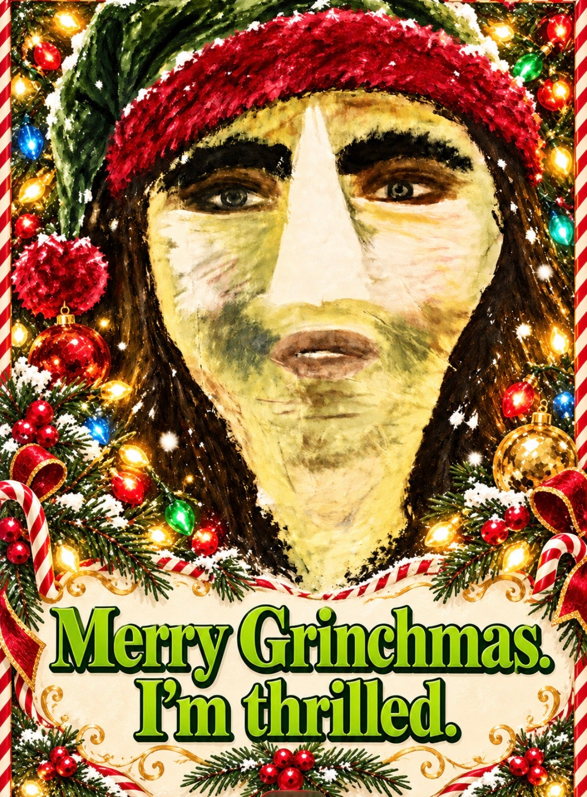 Merry Christmas. I’m Thrilled.