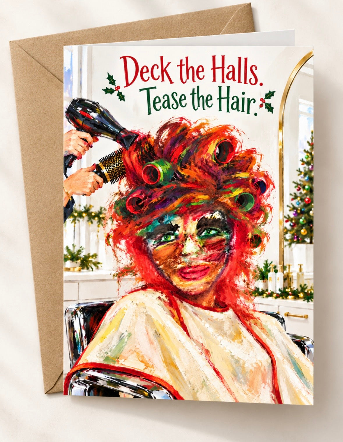 Deck the Halls Tease the Hair