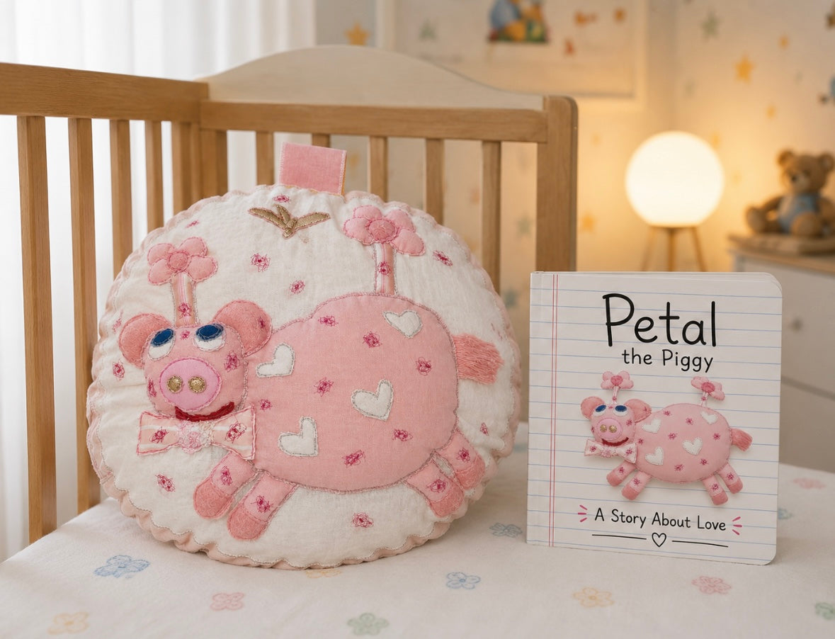 Petal the Piggy Pillow