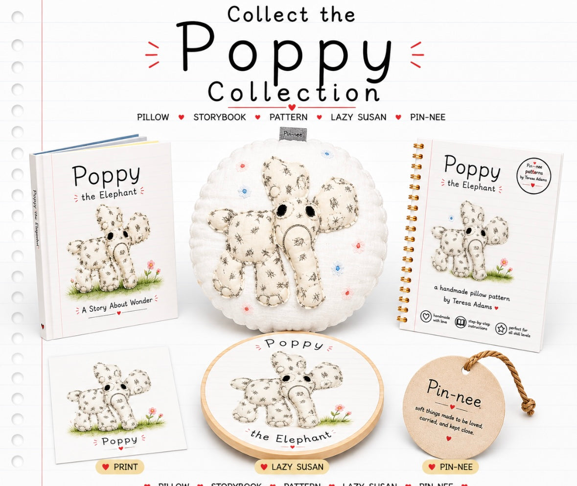 Poppy the Elephant Pillow