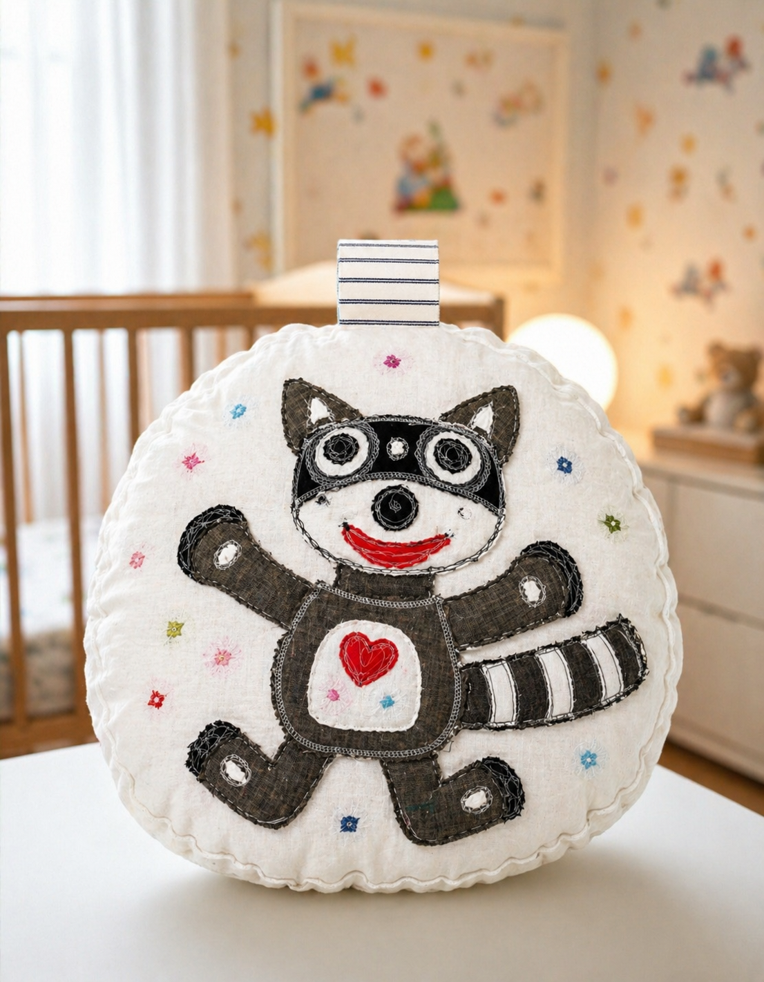 Rascal the Raccoon Pillow