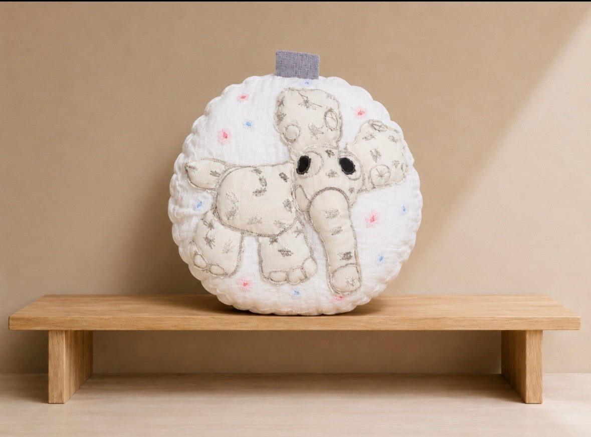 Poppy the Elephant Pillow
