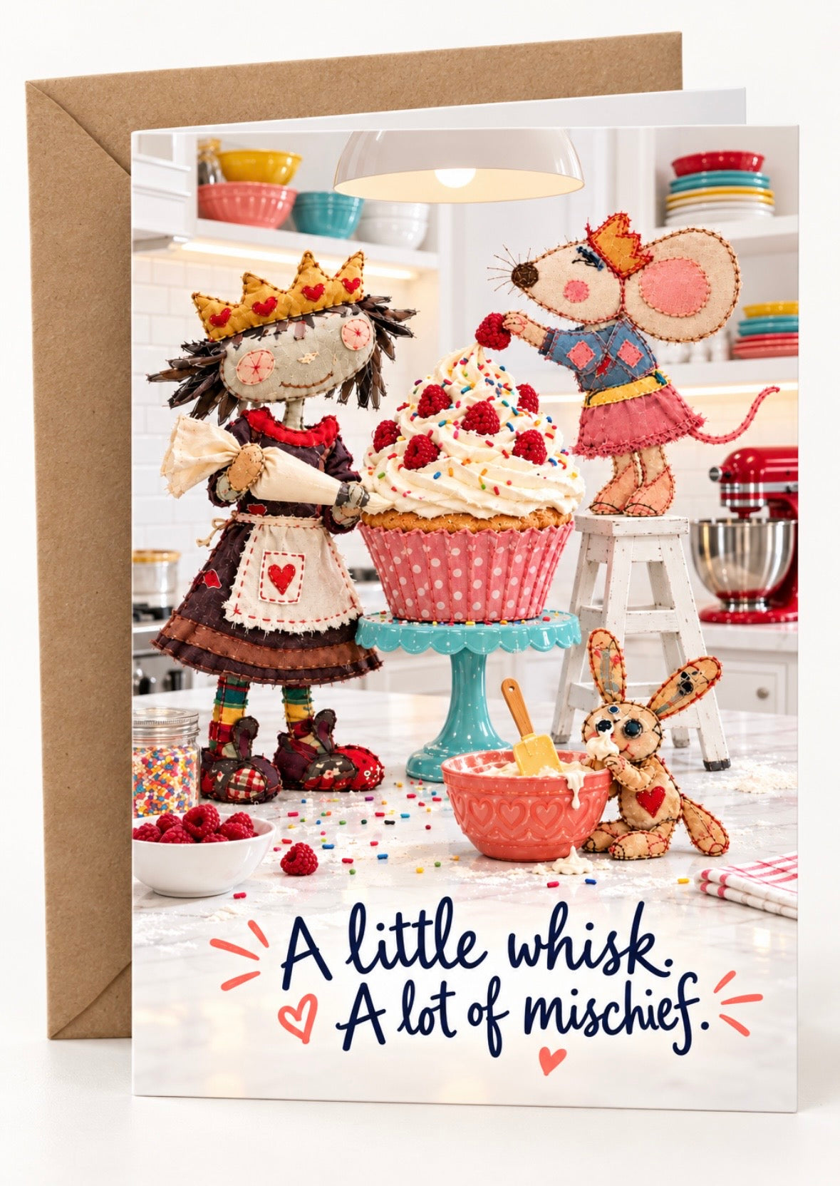 A little whisk. A lot of mischief.