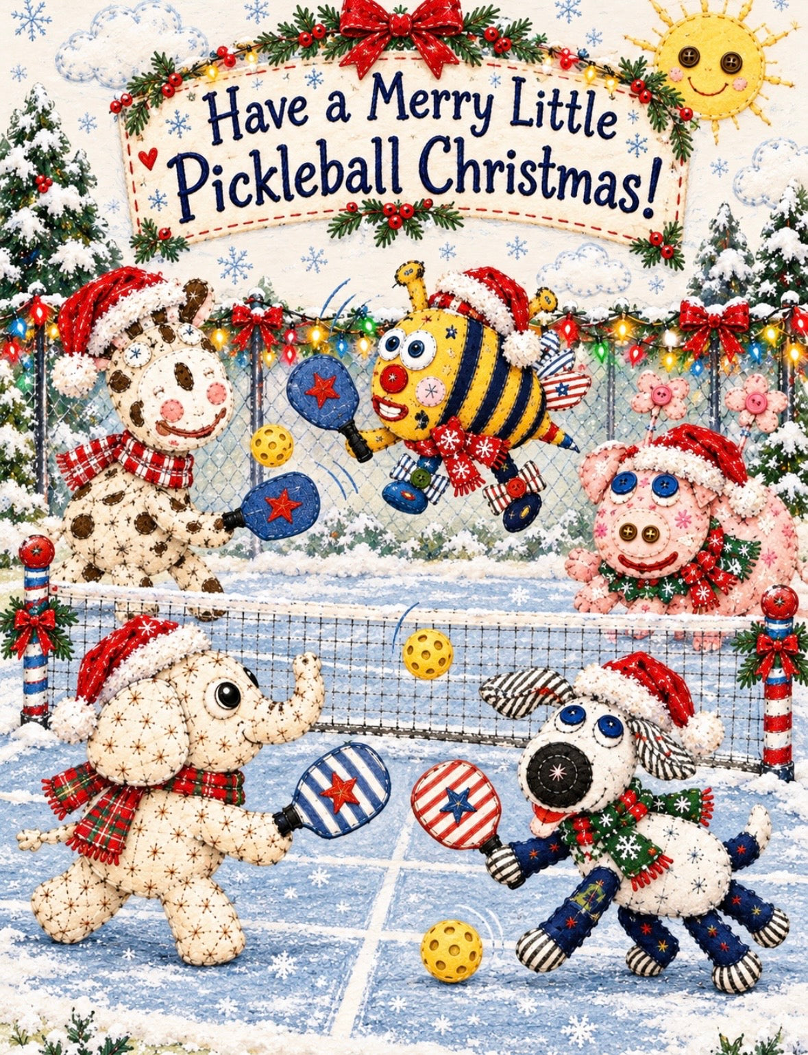 Have a Merry Little Pickle Ball Christmas