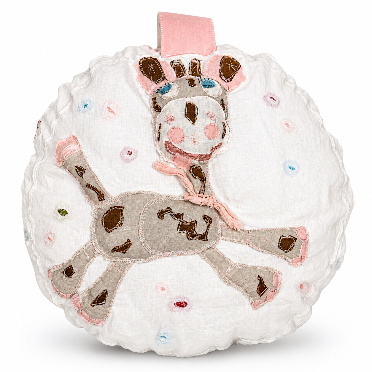 Wobbles the Giraffe Pillow