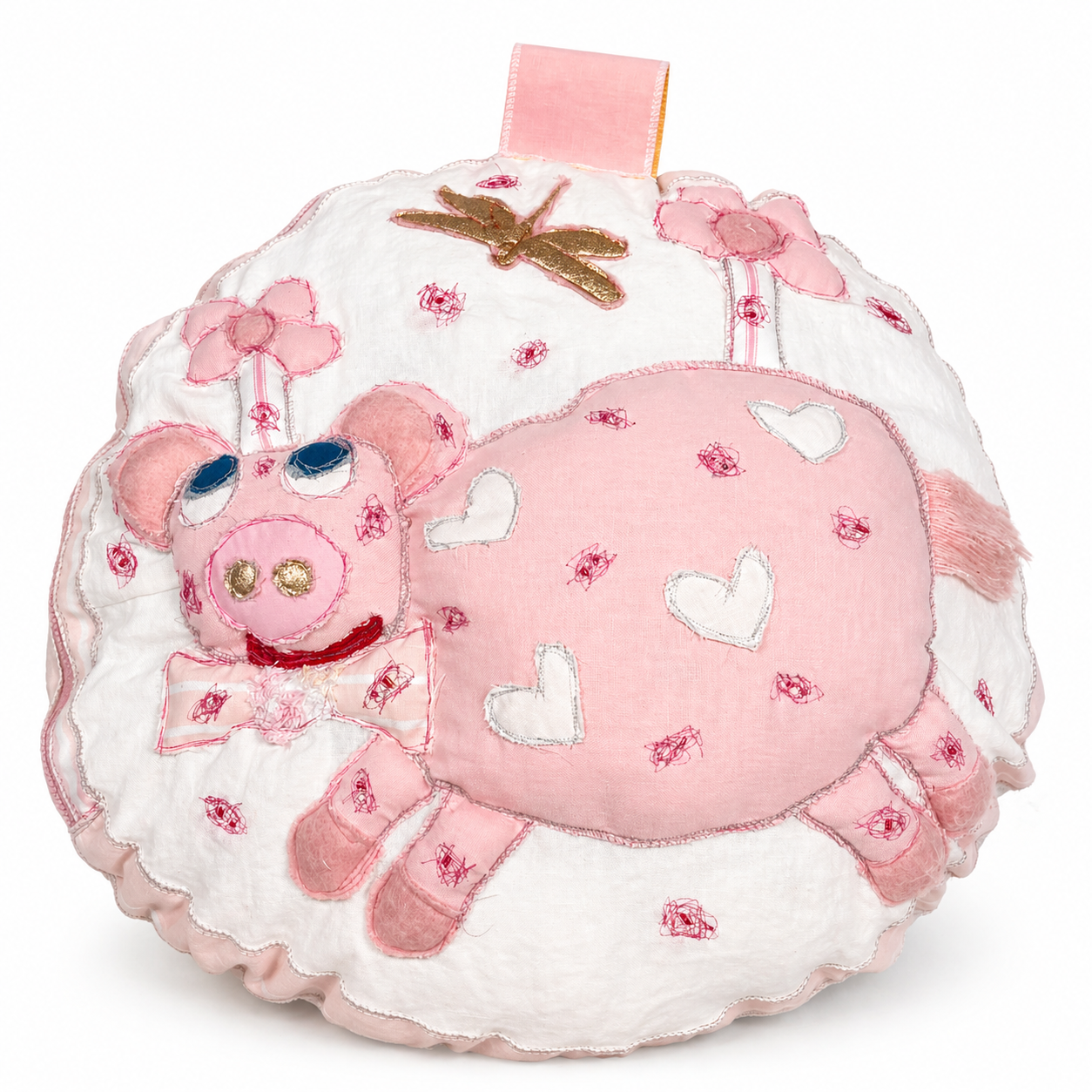 Petal the Piggy Pillow