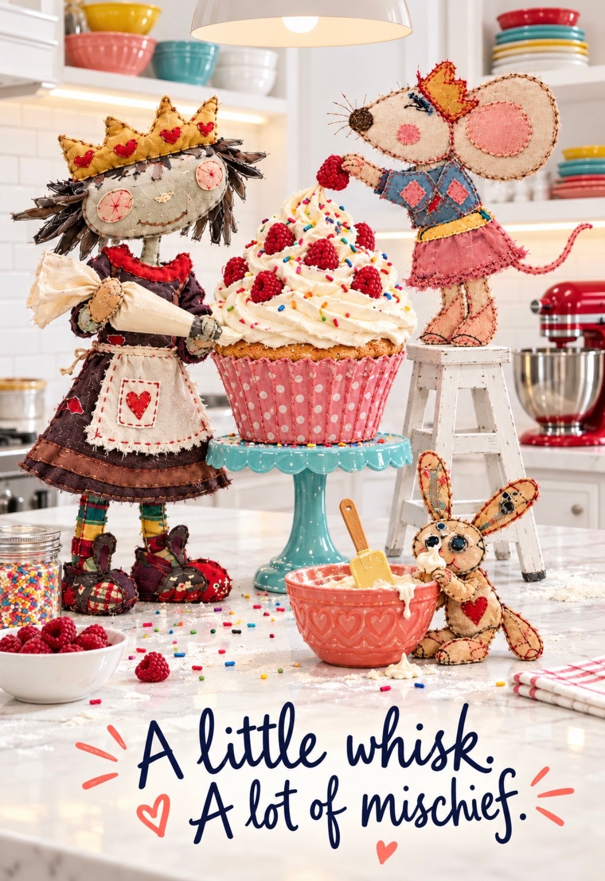 A little whisk. A lot of mischief.