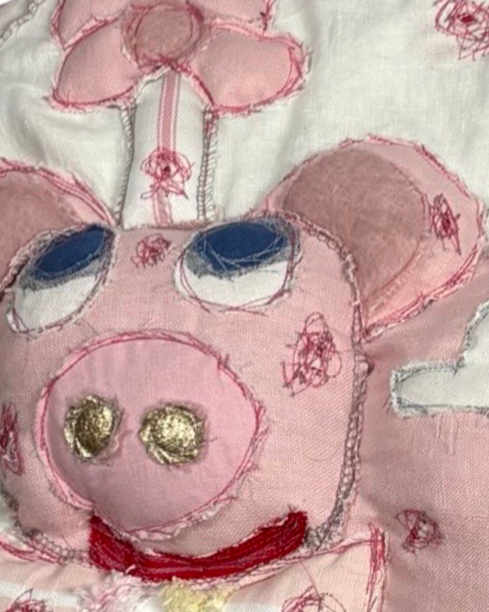Petal the Piggy Pillow
