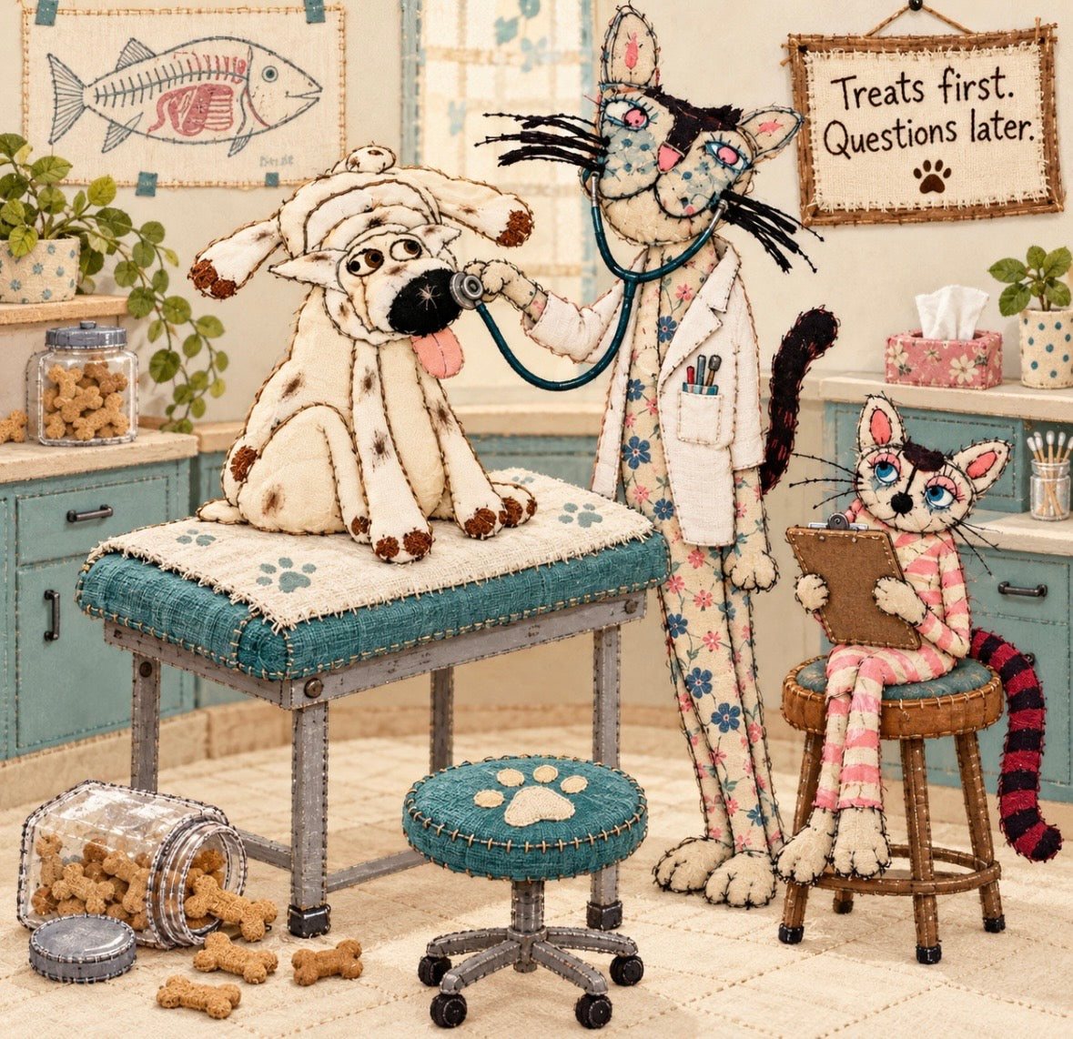 Treats first. Questions later.
