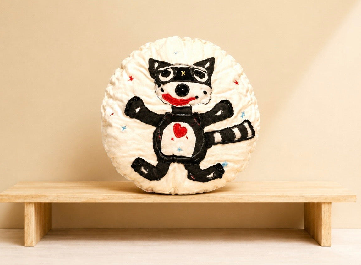 Rascal the Raccoon Pillow