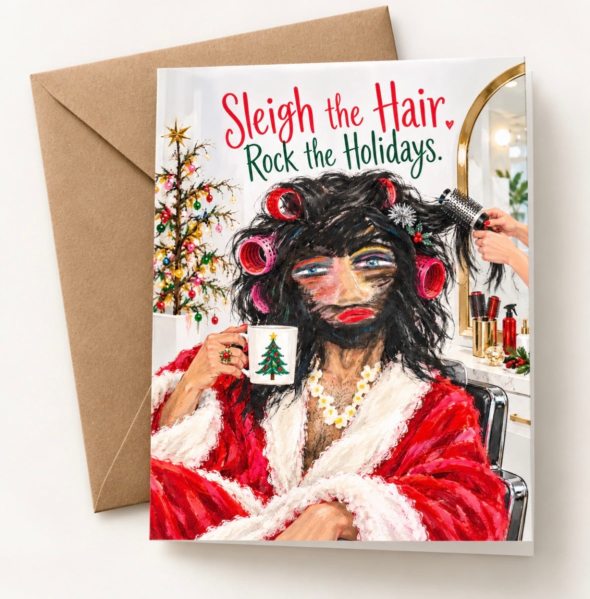 Sleigh the Hair. Rock the Holidays