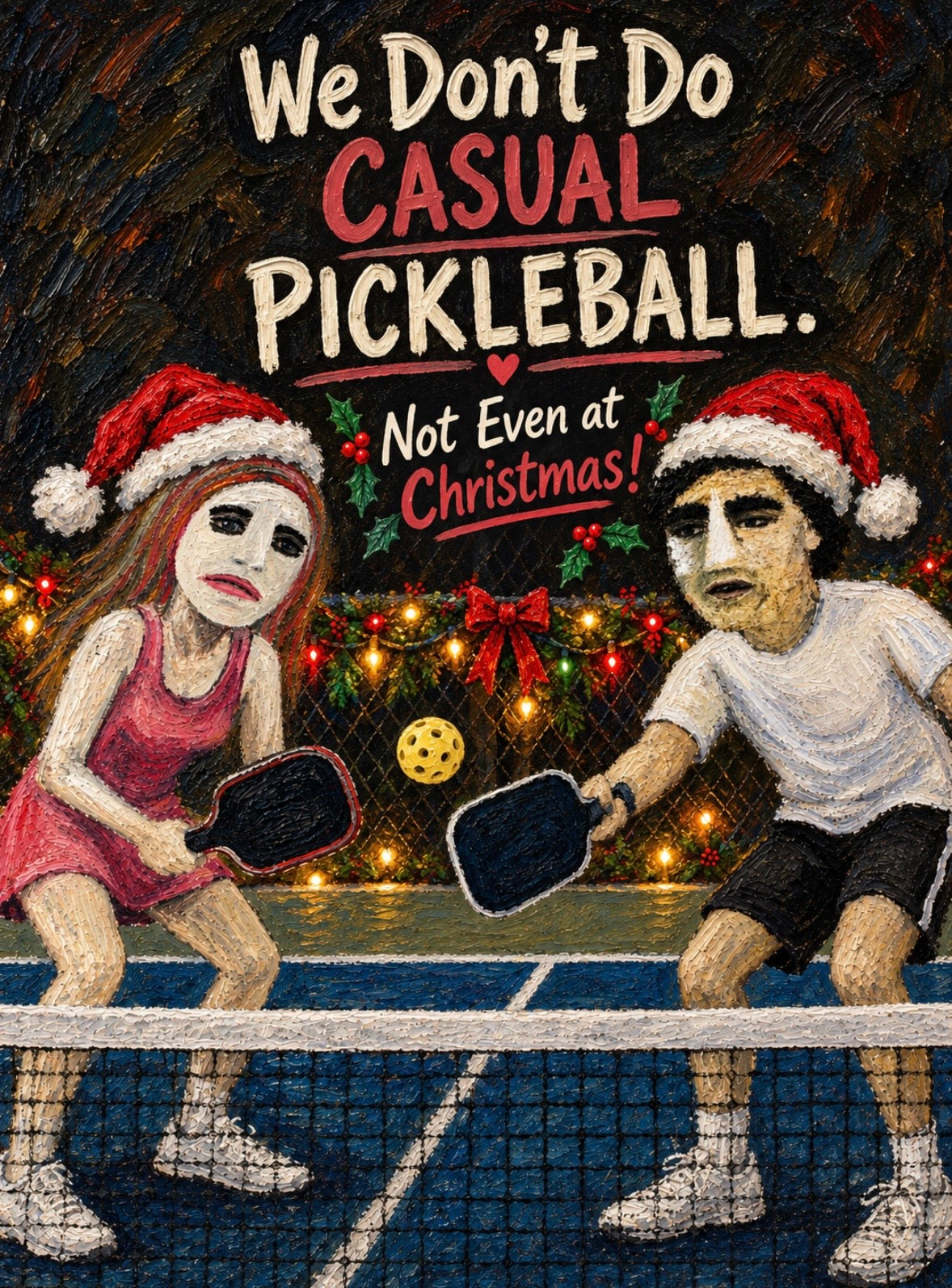 We don’t do Casual Pickle Ball