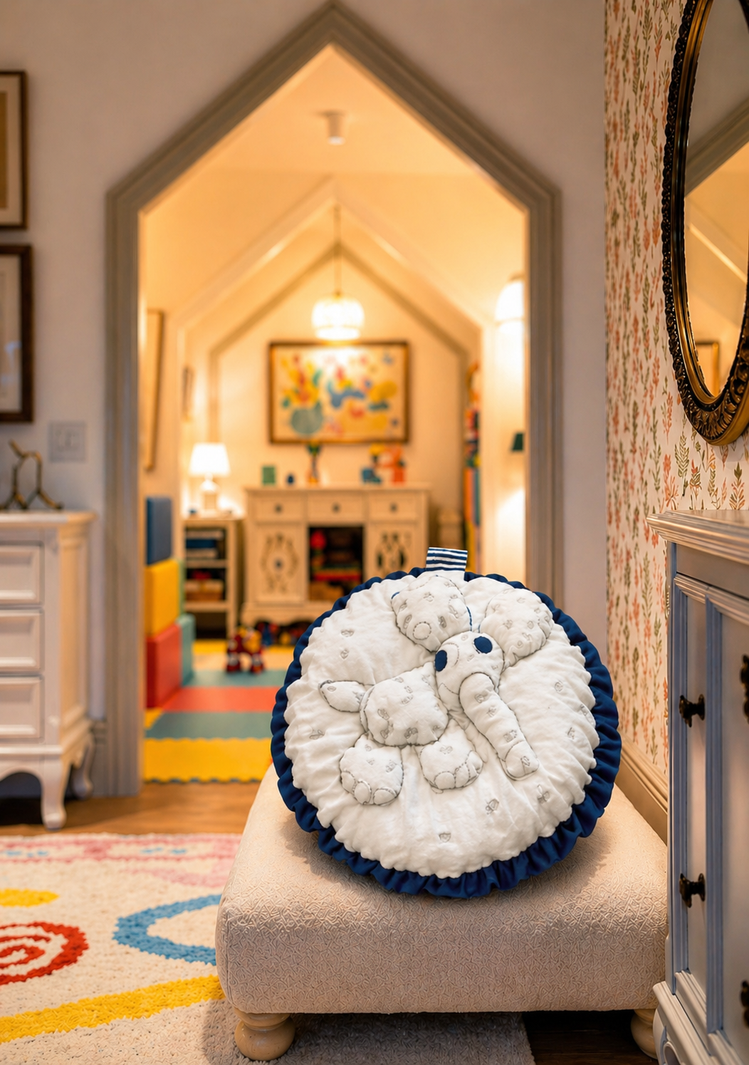 Poppy the Elephant Pillow