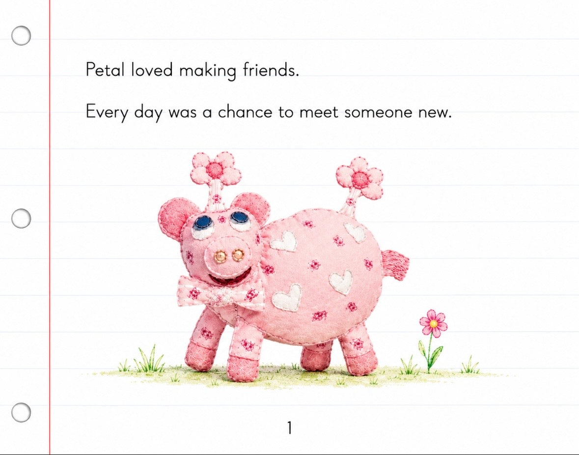 Petal the Piggy Storybook