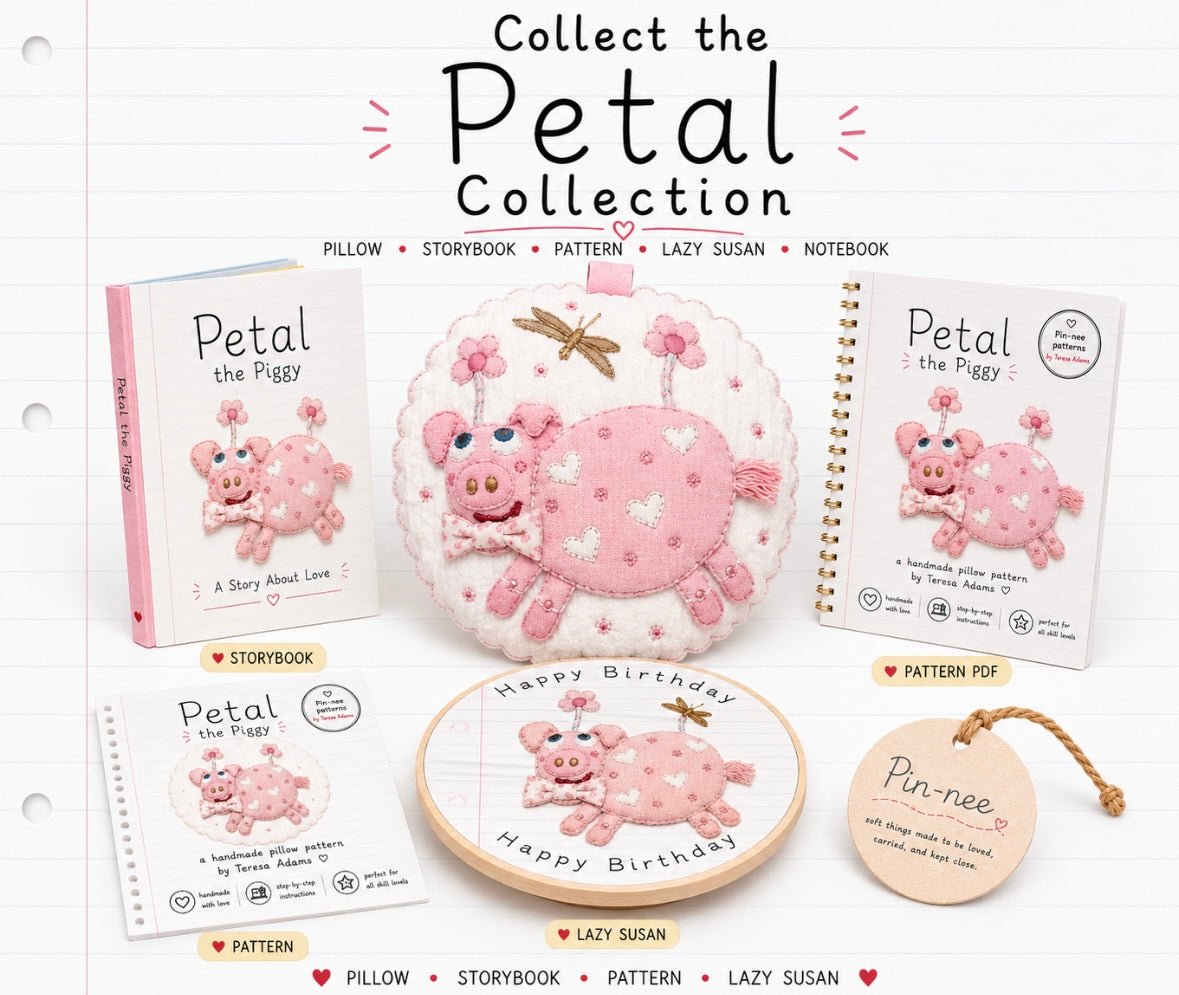 Petal the Piggy Pillow